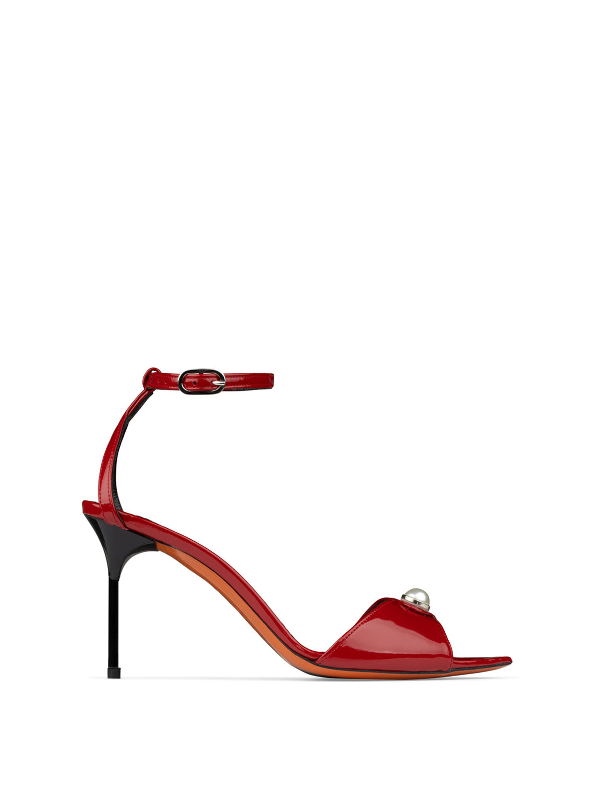 Luxury red heeled sandals Emma - Jerelyn Creado – jerelyn-creado